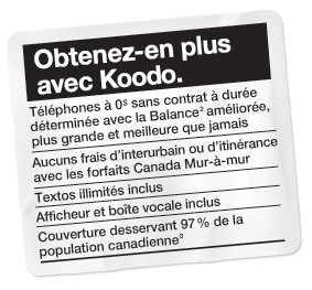 Pourquoi Koodo Mobile?